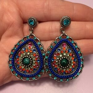 Colorful Teardrop Earrings